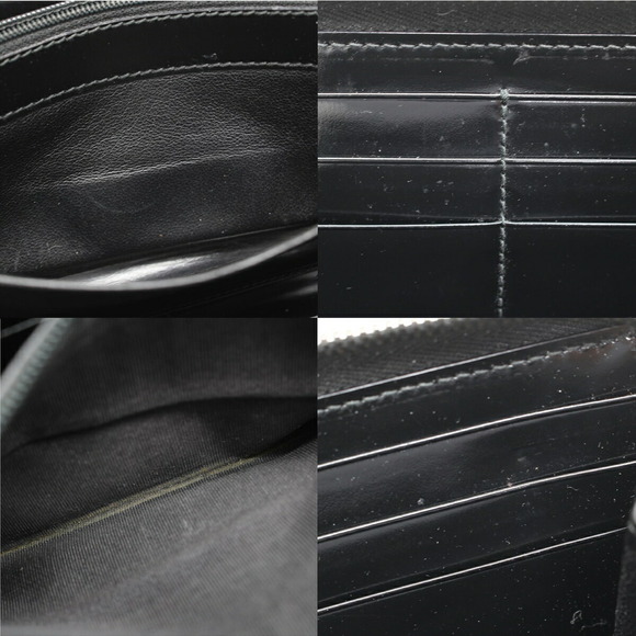 Gucci GG Implement Leather Round Zipper Wallet Black - Picture 11 of 12